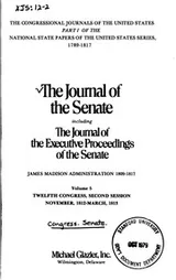 Cover of Journal of the Senate of the United States of America