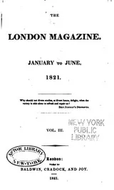 Cover of The London Magazine