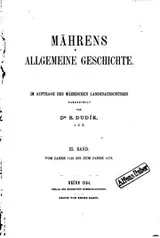 Cover of Mährens allgemeine Geschichte