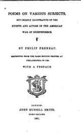 Cover of Poems on various subjects