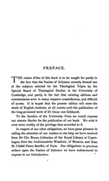 Cover of Psalms of the Pharisees: Commonly Called the Psalms of Solomon : the Text Newly Revised from All ...