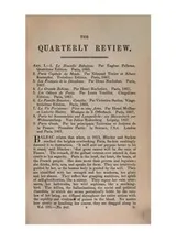 Cover of The Quarterly Review