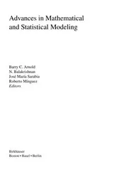 Cover of Advances in Mathematical and Statistical Modeling