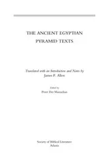 Cover of The ancient Egyptian pyramid texts