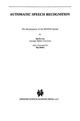Cover of Automatic speech recognition