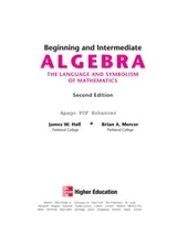Cover of Beginning and intermediate algebra