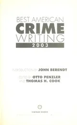 Cover of Best American crime writing 2003