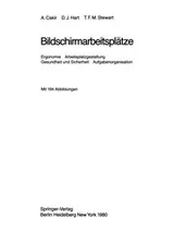 Cover of Bildschirmarbeitsplätze