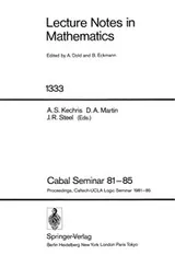 Cover of Cabal Seminar 81-85