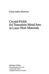 Cover of Crystal Fields for Transition-Metal Ions in Laser Host Materials