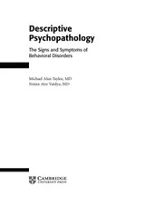 Cover of Descriptive psychopathology