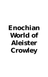 Cover of Enochian world of Aleister Crowley