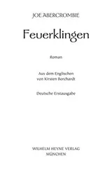 Cover of Feuerklingen
