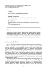 Cover of Simulation