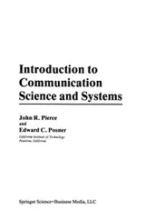 Cover of Introduction to Communication Science and Systems