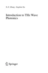 Cover of Introduction to THz Wave Photonics