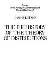Cover of The prehistory of the theory of distributions