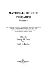 Cover of Materials Science Research