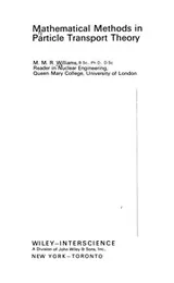 Cover of Mathematical methods in particle transport theory