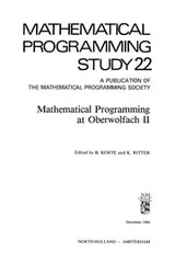 Cover of Mathematical programming at Oberwolfach II
