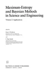 Cover of Maximum-Entropy and Bayesian Methods in Science and Engineering