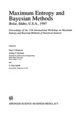 Cover of Maximum Entropy and Bayesian Methods