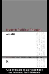 Cover of Modern political thought