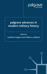 Cover of Palgrave advances in modern military history