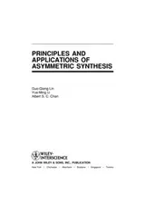 Cover of Principles and applications of asymmetric synthesis