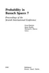 Cover of Probability in Banach spaces 7