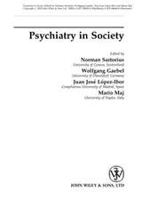 Cover of Psychiatry in society