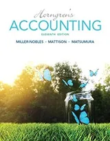 Cover of Horngren’s Accounting (11th Edition)