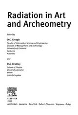 Cover of Radiation in art and archeometry