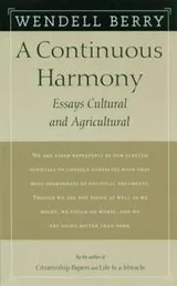 Cover of A continuous harmony