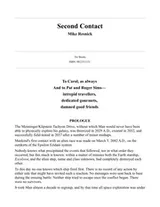 Cover of Second contact