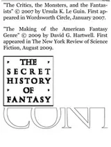 Cover of The secret history of fantasy