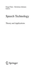 Cover of Speech technology