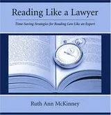 Cover of Reading Like A Lawyer