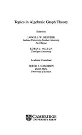 Cover of Topics in algebraic graph theory