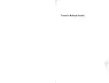 Cover of Toward a rational society