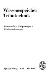 Cover of Wissensspeicher Tribotechnik