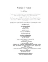 Cover of Worlds of Honor