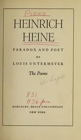 Cover of Heinrich Heine