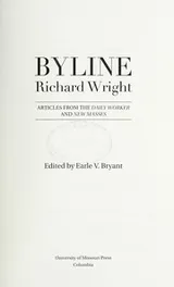 Cover of Byline, Richard Wright