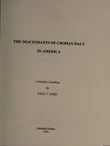 Cover of The descendants of Crohan Daly in America