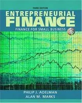 Cover of Entrepreneurial Finance - Finance for Small Business