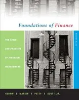 Cover of Foundations of Finance