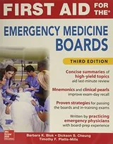 Cover of First Aid for the Emergency Medicine Boards Third Edition