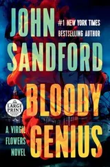 Cover of Bloody genius [large print]