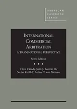 Cover of International Commercial Arbitration - A Transnational Perspective, 6th